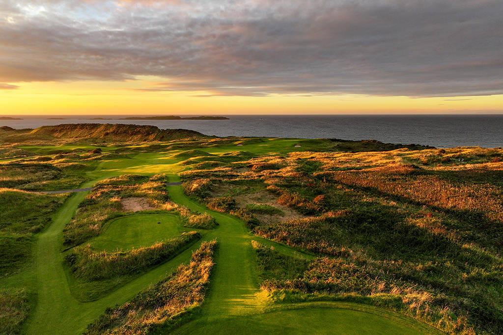 A view of the fifth hole at Royal Portrush